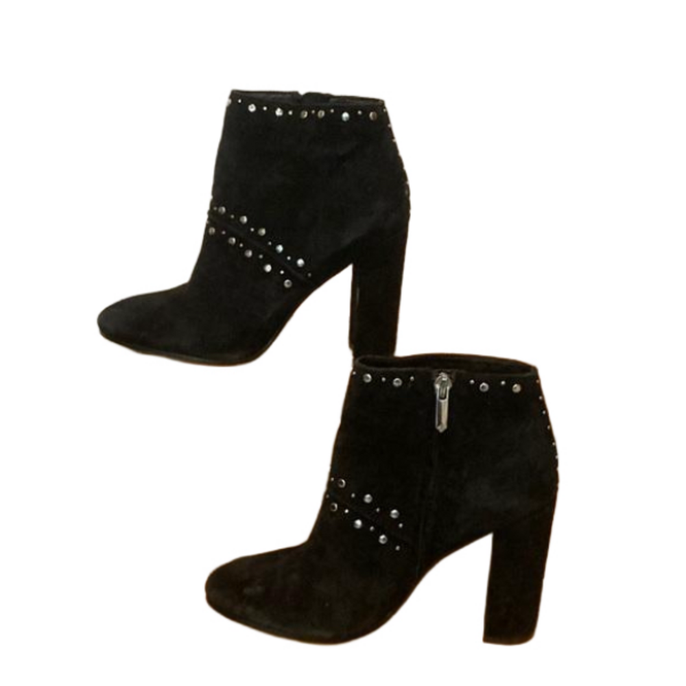 Sam Edelman Ankle Suede Studded Ankle Boots Size 7.5